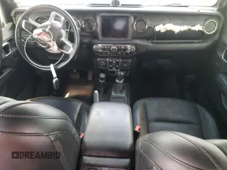 2021 Jeep Wrangler Unlimited Sahara High Altitude with VIN 1C4HJXEM0MW669053, listed as a Copart auction lot 47887465 with Not provided miles and Salvage title. Bid and sale history available at DreamBid. Image 8.