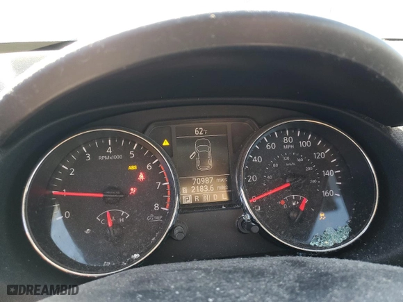 2014 Nissan Rogue Select S with VIN JN8AS5MVXEW702210, listed as a Copart auction lot 48620925 with 70,987 mi miles and Salvage Title. Bid and sale history available at carsss.com. Image 9.