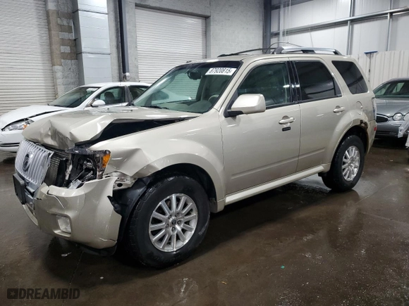 2010 Mercury Mariner Premier with VIN 4M2CN9H74AKJ06777, listed as a Copart auction lot 87920815 with 187,208 mi miles and Salvage Title. Bid and sale history available at carsss.com. Image 1.