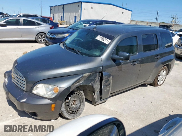2010 Chevrolet HHR LS with VIN 3GNBAADB3AS610421, listed as a Copart auction lot 57535245 with 137,804 mi miles and Salvage title. Bid and sale history available at DreamBid. Image 1.