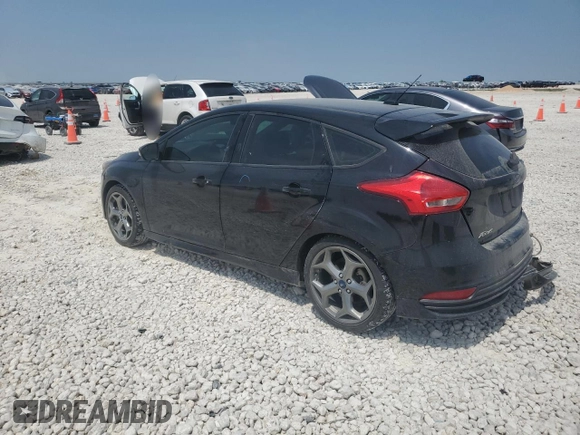2018 Ford Focus ST with VIN 1FADP3L98JL216595, listed as a Copart auction lot 52825155 with 96,617 mi miles and Salvage Title. Bid and sale history available at DreamBid. Image 2.