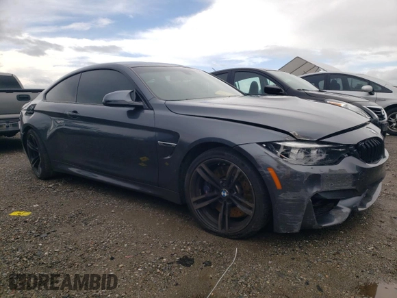 2018 BMW M4 with VIN WBS4Y9C53JAC86052, listed as a Copart auction lot 37065443 with 14,598 mi miles. Bid and sale history available at carsss.com. Image 4.