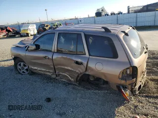 2002 Hyundai Santa Fe GLS with VIN KM8SC13D52U181981, listed as a Copart auction lot 41909695 with 0 mi miles and Salvage Title. Bid and sale history available at carsss.com. Image 2.