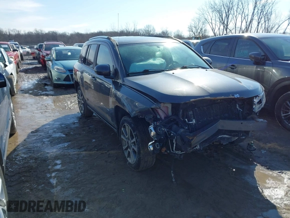 2017 Jeep Compass Latitude with VIN 1C4NJDEB0HD190200, listed as a IAAI auction lot 41733462 with 77,374 mi miles and . Bid and sale history available at DreamBid. Image 1.