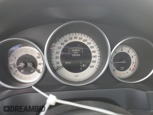 2015 Mercedes-Benz E 400 with VIN WDDKJ6HB0FF303659, listed as a Copart auction lot 47083625 with 126,723 mi miles and Salvage title. Bid and sale history available at DreamBid. Image 9.