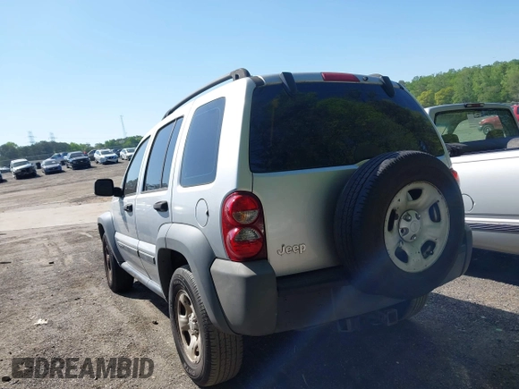 2007 Jeep Liberty Sport with VIN 1J8GK48K07W660822, listed as a IAAI auction lot 41993712 with 199,337 mi miles. Bid and sale history available at carsss.com. Image 3.