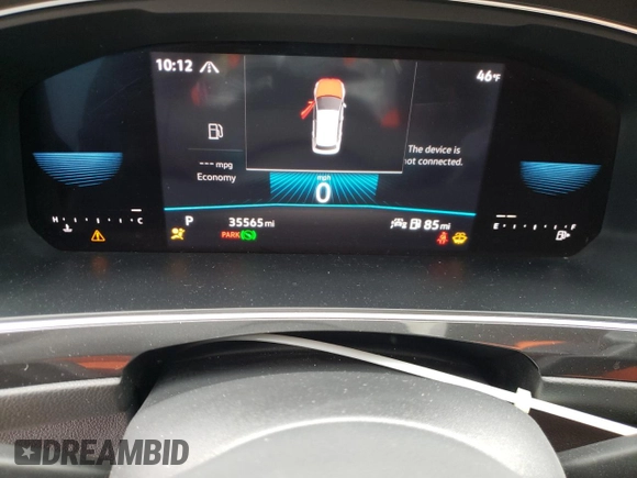 2023 Volkswagen Tiguan SE R-Line Black with VIN 3VV8B7AX8PM025044, listed as a Copart auction lot 53185355 with 35,565 mi miles and Salvage title. Bid and sale history available at DreamBid. Image 9.