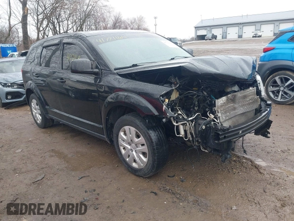 2014 Dodge Journey SE with VIN 3C4PDCAB8ET151666, listed as a IAAI auction lot 41721164 with 262,991 mi miles and . Bid and sale history available at carsss.com. Image 1.