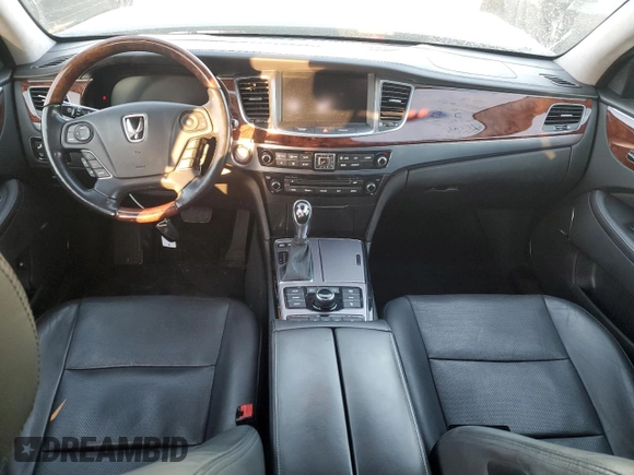 2015 Hyundai Equus Signature z VIN KMHGH4JH3FU092432, wystawiony jako Copart lot #88704375 z przebiegiem 100 058 mil mil oraz Szkoda całkowita • Salvage title. Historia ofert i sprzedaży dostępna na DreamBid. Obrazek 8.