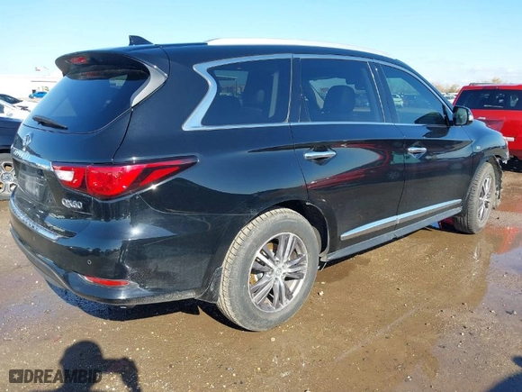 2018 Infiniti QX60 with VIN 5N1DL0MN8JC501390, listed as a IAAI auction lot 41093264 with 160,980 mi miles. Bid and sale history available at carsss.com. Image 4.