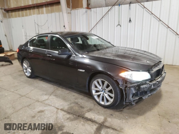 2013 BMW 5 Series 550i xDrive with VIN WBAFU9C56DDY72446, listed as a Copart auction lot 45516545 with 93,780 mi miles and Salvage Title. Bid and sale history available at carsss.com. Image 4.