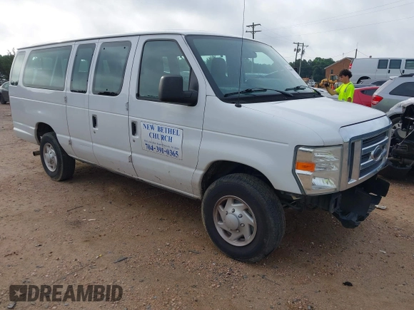 2014 Ford Econoline Passenger XL with VIN 1FBSS3BL1EDA64581, listed as a IAAI auction lot 42469114 with 123,833 mi miles and . Bid and sale history available at DreamBid. Image 1.