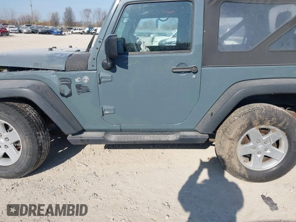 2014 Jeep Wrangler Sport with VIN 1C4AJWAG5EL271318, listed as a IAAI auction lot 41780040 with 128,942 mi miles and . Bid and sale history available at DreamBid. Image 14.