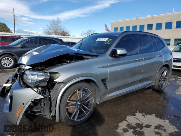 2020 BMW X3 M Competition z VIN 5YMTS0C05L9B36993, wystawiony jako Copart lot #79979293 z przebiegiem 51 572 mil mil oraz . Historia ofert i sprzedaży dostępna na DreamBid. Obrazek 1.