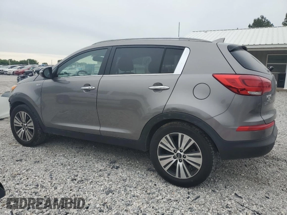 2014 Kia Sportage EX with VIN KNDPCCAC9E7570710, listed as a Copart auction lot 55024805 with 69,367 mi miles and Salvage title. Bid and sale history available at DreamBid. Image 2.