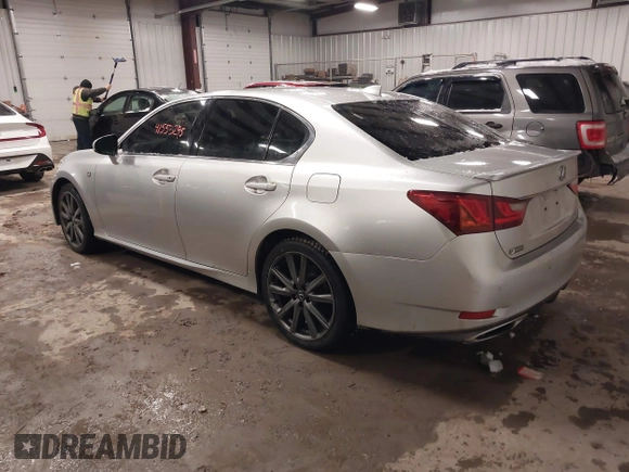 2015 Lexus GS 350 with VIN JTHCE1BL4FA003397, listed as a IAAI auction lot 41553295 with 159,209 mi miles and . Bid and sale history available at carsss.com. Image 3.