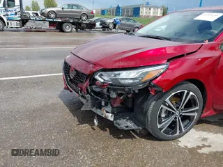 2023 Nissan Sentra SR with VIN 3N1AB8DV4PY231604, listed as a IAAI auction lot 41993155 with 20,485 mi miles and . Bid and sale history available at DreamBid. Image 6.
