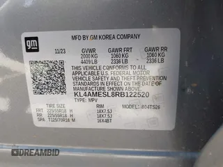 2024 Buick Encore GX Sport Touring с VIN KL4AMESL8RB122520, выставлен на аукционе IAAI как лот 42100439 с пробегом 15 787 миль миль и . История ставок и продаж доступна на DreamBid. Изображение 9.