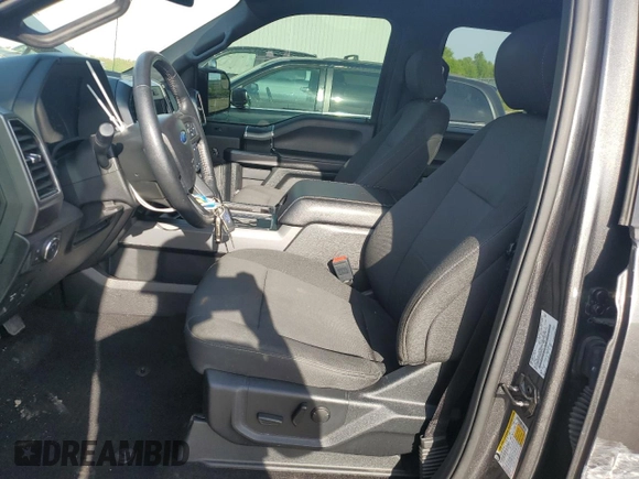 2019 Ford F-150 XL with VIN 1FTEW1EP7KFB35766, listed as a Copart auction lot 58234955 with 76,489 mi miles and Salvage title. Bid and sale history available at DreamBid. Image 7.