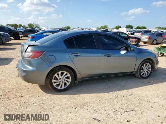 2012 Mazda 3 i Touring with VIN JM1BL1V72C1692756, listed as a Copart auction lot 62312215 with 220,081 mi miles and Salvage title. Bid and sale history available at DreamBid. Image 3.