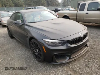 2018 BMW M4 with VIN WBS4Y9C51JAC86969, listed as a Copart auction lot 58421352 with 10,830 mi miles. Bid and sale history available at carsss.com. Image 1.