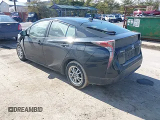 2016 Toyota Prius Four with VIN JTDKARFU4G3016330, listed as a IAAI auction lot 41661639 with 92,311 mi miles. Bid and sale history available at carsss.com. Image 3.