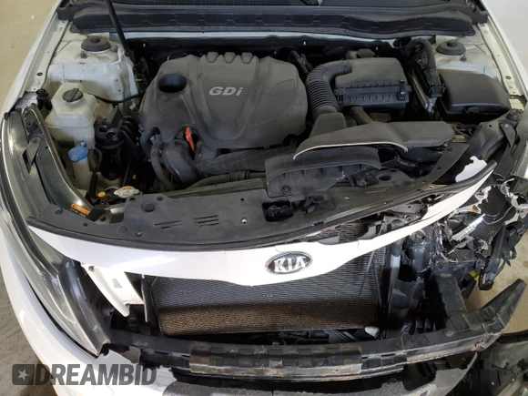 2015 Kia Optima LX with VIN KNAGM4A70F5558185, listed as a Copart auction lot 52097285 with 118,296 mi miles and Salvage Title. Bid and sale history available at DreamBid. Image 11.