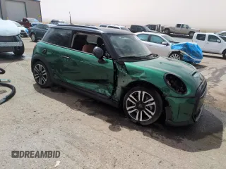 2023 MINI Hardtop Cooper S with VIN WMW53DH03P2T30588, listed as a Copart auction lot 50954405 with 15,678 mi miles and Salvage title. Bid and sale history available at DreamBid. Image 4.