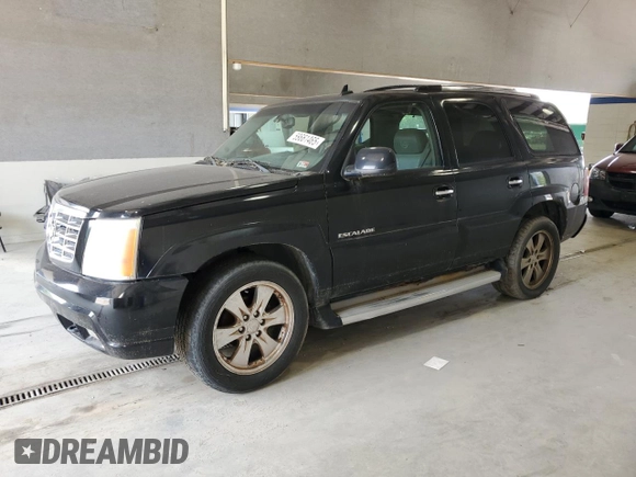 2006 Cadillac Escalade z VIN 1GYEK63N56R139033, wystawiony jako Copart lot #59661465 z przebiegiem Nie podano mil oraz Czysty tytuł • Clean title. Historia ofert i sprzedaży dostępna na DreamBid. Obrazek 1.