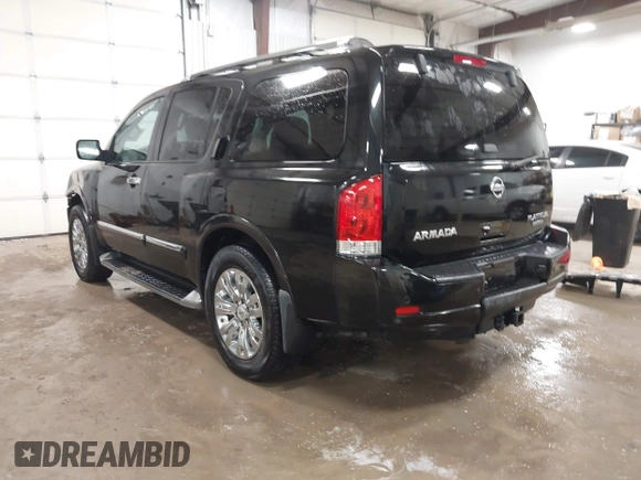 2015 Nissan Armada Platinum z VIN 5N1BA0NE9FN614577, wystawiony jako IAAI lot #41537644 z przebiegiem 89 109 mil mil oraz . Historia ofert i sprzedaży dostępna na DreamBid. Obrazek 3.