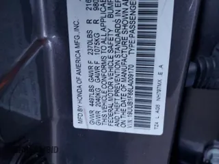 2020 Acura TLX w/A-Spec Pkg with VIN 19UUB1F66LA009170, listed as a Copart auction lot 82394443 with 61,719 mi miles. Bid and sale history available at carsss.com. Image 14.
