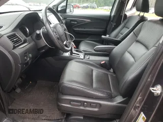 2017 Honda Ridgeline RTL-T with VIN 5FPYK3F65HB027242, listed as a Copart auction lot 62584355 with 43,165 mi miles and Salvage title. Bid and sale history available at DreamBid. Image 7.
