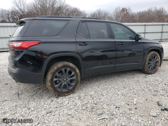 2020 Chevrolet Traverse RS with VIN 1GNERJKW5LJ303249, listed as a Copart auction lot 86393164 with 72,057 mi miles and Salvage Title. Bid and sale history available at carsss.com. Image 3.