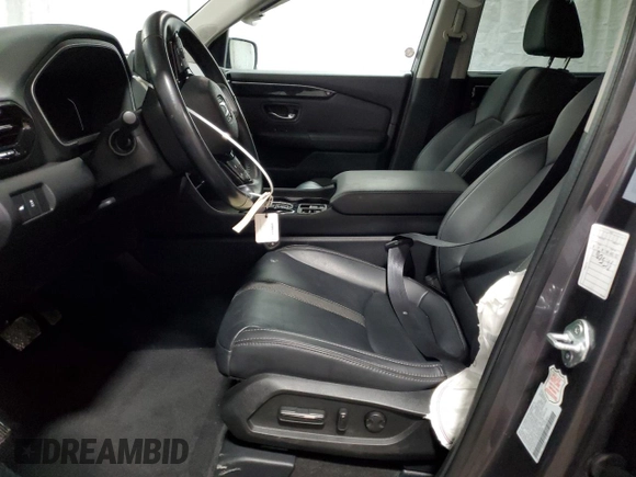 2023 Honda Pilot EX-L z VIN 5FNYG1H40PB034589, wystawiony jako Copart lot #56210485 z przebiegiem 42 181 mil mil oraz Czysty tytuł • Clean title. Historia ofert i sprzedaży dostępna na DreamBid. Obrazek 7.