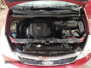 2012 Kia Sedona LX with VIN KNDMG4C71C6432577, listed as a Copart auction lot 49298405 with 205,983 mi miles and Salvage Title. Bid and sale history available at carsss.com. Image 12.