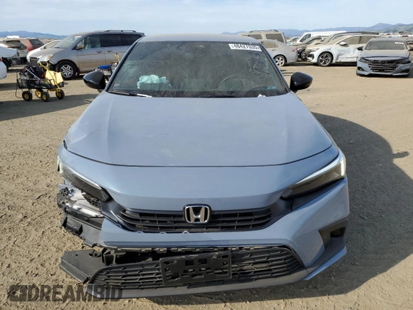 2024 Honda Civic Sedan Sport with VIN 2HGFE2F54RH571088, listed as a Copart auction lot 48427035 with 11,976 mi miles and Salvage Title. Bid and sale history available at carsss.com. Image 5.