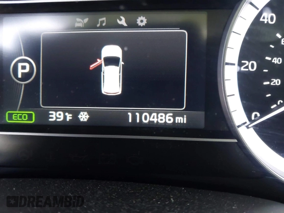 2017 Kia Niro LX with VIN KNDCB3LC0H5104761, listed as a IAAI auction lot 41516734 with 110,486 mi miles. Bid and sale history available at carsss.com. Image 16.