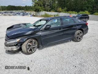 2021 Honda Accord Sport with VIN 1HGCV2F3XMA034329, listed as a Copart auction lot 44753095 with Not provided miles and Non repairable. Bid and sale history available at DreamBid. Image 1.
