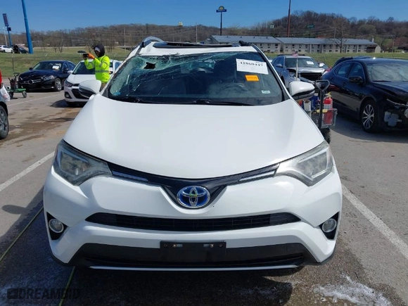 2016 Toyota RAV4 Hybrid XLE with VIN JTMRJREV1GD017731, listed as a IAAI auction lot 41860447 with 115,787 mi miles. Bid and sale history available at carsss.com. Image 13.