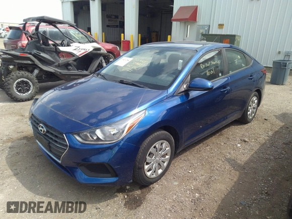 2018 Hyundai Accent SE with VIN 3KPC24A33JE025619, listed as a IAAI auction lot 36820288 with 58,358 mi miles and . Bid and sale history available at carsss.com. Image 17.