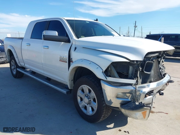 2015 Ram 2500 Laramie with VIN 3C6UR5NL4FG650906, listed as a IAAI auction lot 41657476 with 349,306 mi miles. Bid and sale history available at carsss.com. Image 1.
