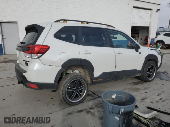 2022 Subaru Forester Wilderness with VIN JF2SKAMC1NH422866, listed as a Copart auction lot 53072395 with 38,330 mi miles and Salvage title. Bid and sale history available at DreamBid. Image 3.