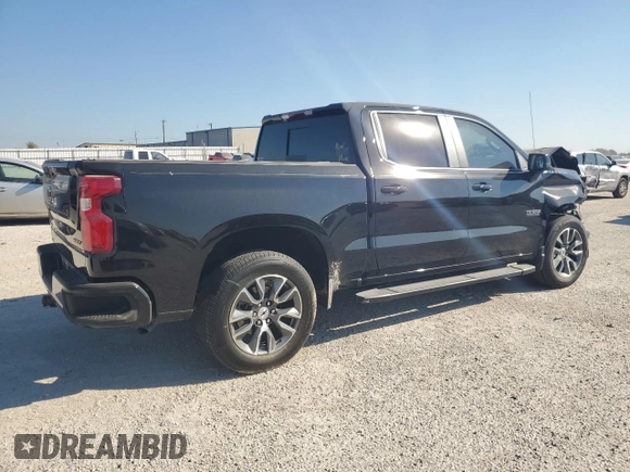 2024 Chevrolet Silverado 1500 RST with VIN 2GCPADED3R1201701, listed as a Copart auction lot 74284174 with 8,330 mi miles and Salvage Title. Bid and sale history available at carsss.com. Image 3.