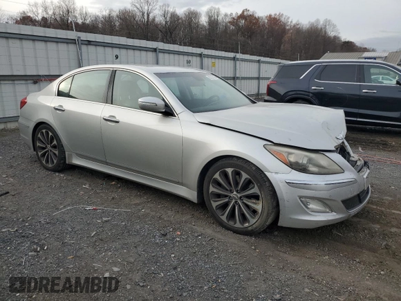 2012 Hyundai Genesis 5.0L R-Spec with VIN KMHGC4DH4CU187894, listed as a Copart auction lot 80225164 with 184,466 mi miles and Salvage Title. Bid and sale history available at carsss.com. Image 4.