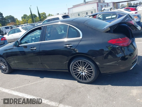 2025 Mercedes-Benz C 300 with VIN W1KAF4GB5SR281640, listed as a IAAI auction lot 42668491 with 1,869 mi miles and . Bid and sale history available at DreamBid. Image 14.