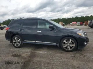 2015 Nissan Pathfinder Platinum with VIN 5N1AR2MN9FC684030, listed as a Copart auction lot 59079065 with 118,352 mi miles and Salvage title. Bid and sale history available at DreamBid. Image 4.