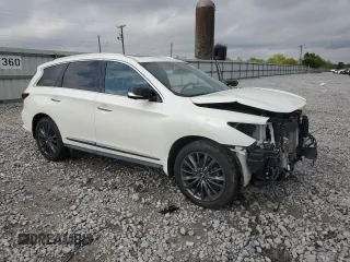 2020 Infiniti QX60 Luxe with VIN 5N1DL0MM6LC528601, listed as a Copart auction lot 49480335 with 63,901 mi miles and Salvage title. Bid and sale history available at DreamBid. Image 4.