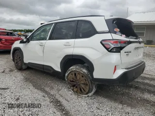 2025 Subaru Forester с VIN JF2SLDFC4SH520846, выставлен на аукционе Copart как лот 56168425 с пробегом 1 075 миль миль и Списание • Salvage title. История ставок и продаж доступна на DreamBid. Изображение 2.