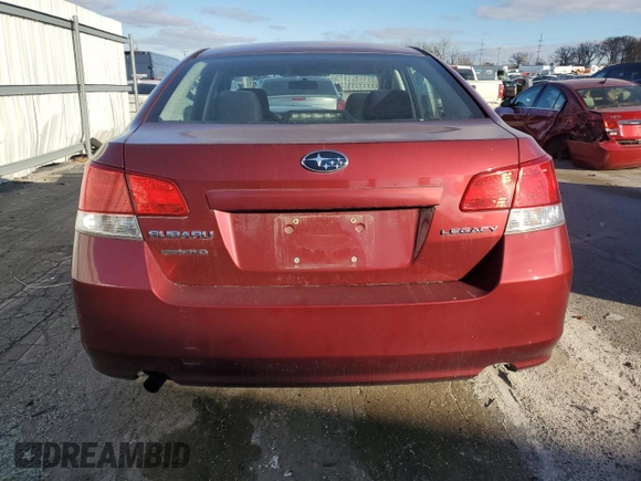 2013 Subaru Legacy 2.5i with VIN 4S3BMAA66D1013390, listed as a Copart auction lot 80126604 with 154,530 mi miles and Salvage title. Bid and sale history available at DreamBid. Image 6.