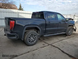 2020 GMC Sierra 1500 AT4 with VIN 1GTP9EEL7LZ270850, listed as a Copart auction lot 44613205 with 57,245 mi miles and Salvage Title. Bid and sale history available at carsss.com. Image 3.